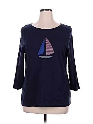 Talbots Outlet 3/4 Sleeve T-Shirt (view 1)