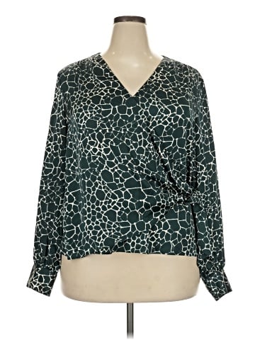 Worthington Long Sleeve Blouse (view 1)