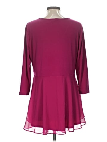 Susan Graver 3/4 Sleeve Top (view 2)
