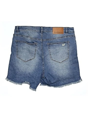 ELOQUII Denim Shorts (view 2)