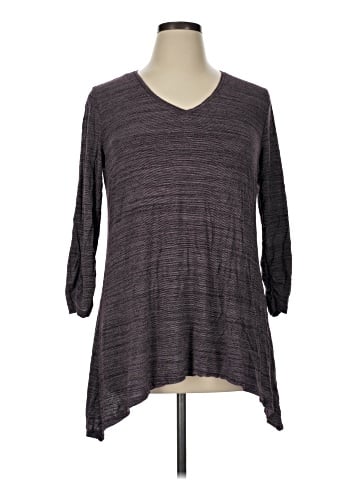 Apt. 9 3/4 Sleeve Top (view 1)