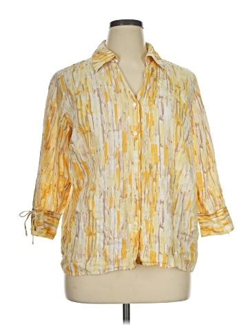 JM Collection 3/4 Sleeve Blouse (view 1)