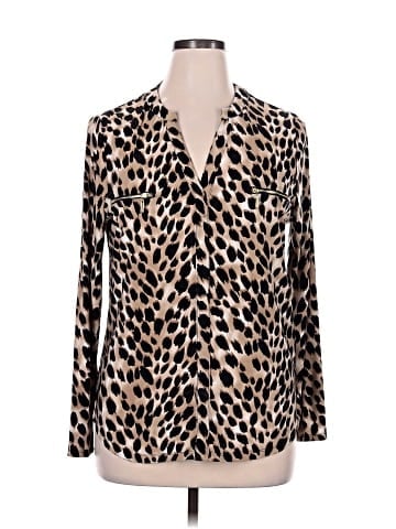 INC International Concepts Long Sleeve Blouse (view 1)