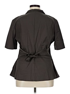 Lafayette 148 New York Short Sleeve Blouse (view 2)