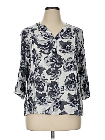 Fun2Fun 3/4 Sleeve Blouse (view 1)