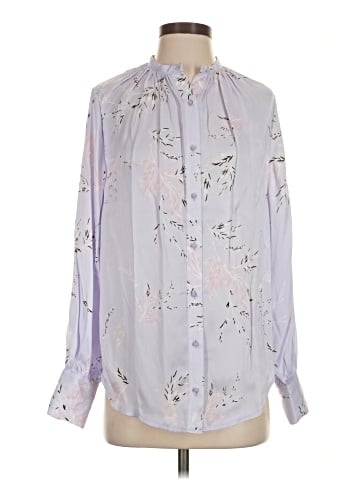Equipment Long Sleeve Blouse (view 1)