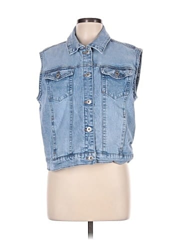 Kensie Denim Vest (view 1)
