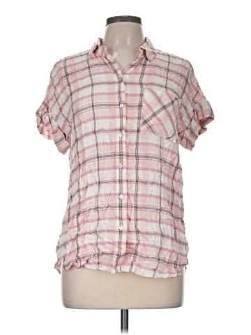 Jane and Delancey Short Sleeve Button-Down Shirt (view 1)