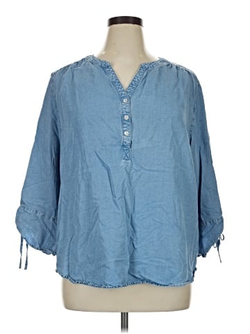Alfred Dunner 3/4 Sleeve Blouse (view 1)