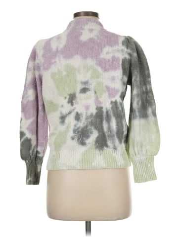 Madewell Tie-Dye Puff-Sleeve Sweater (view 2)
