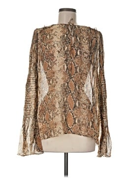 Diane von Furstenberg Long Sleeve Silk Top (view 1)