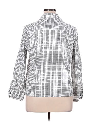Foxcroft 3/4 Sleeve Button-Down Shirt (view 2)