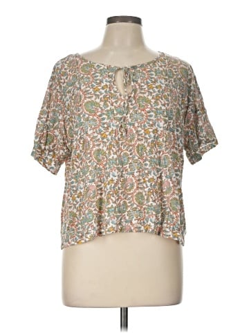 Lucky Brand Short Sleeve Blouse (view 1)