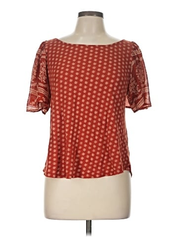 Lucky Brand Short Sleeve Blouse (view 1)
