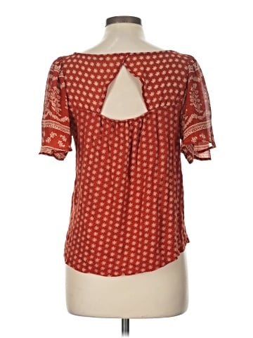 Lucky Brand Short Sleeve Blouse (view 2)