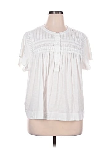 Ann Taylor LOFT Short Sleeve Blouse (view 1)