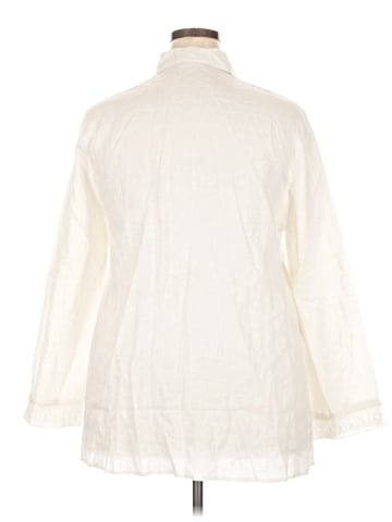 Garnet Hill Long Sleeve Button-Down Shirt (view 2)