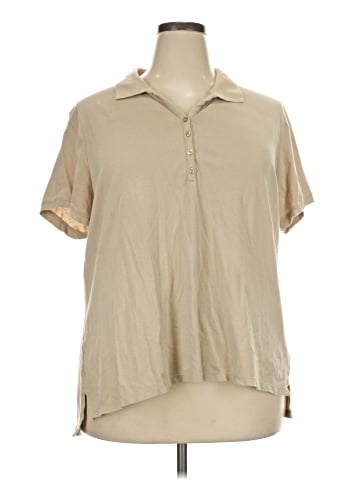 Lane Bryant Outlet Short Sleeve Polo (view 1)