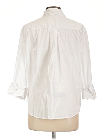 Madewell Easy Y-Neck Button-Up Shirt (view 2)