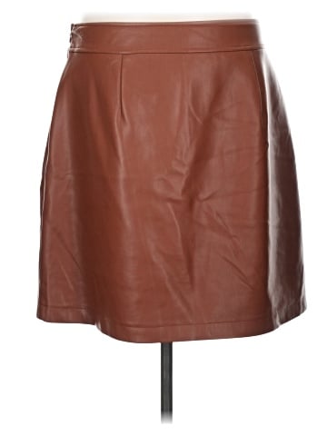 Ann Taylor LOFT Faux Leather Skirt (view 2)