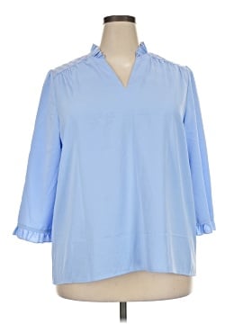 Evaless 3/4 Sleeve Blouse (view 1)