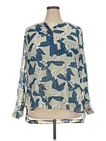 Soft Surroundings Long Sleeve Blouse (view 1)