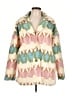 Dudley Stephens 100% Polyester Print Ivory Coat Size L - photo 1
