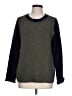 J.Crew 100% Wool Color Block Green Wool Pullover Sweater Size L - photo 1