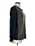 J.Crew 100% Wool Color Block Green Wool Pullover Sweater Size L - photo 4