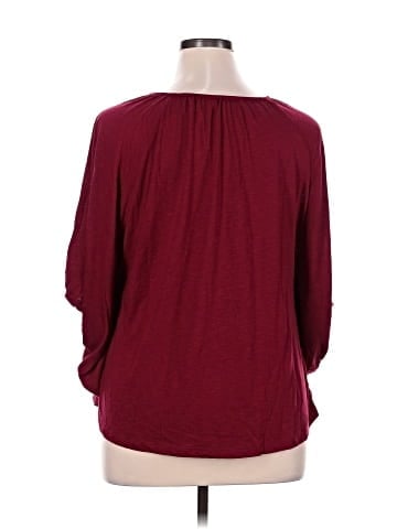 JM Collection 3/4 Sleeve Blouse (view 2)