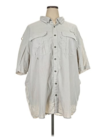 Magellan Outdoors 3/4 Sleeve Button-Down Shirt (view 1)