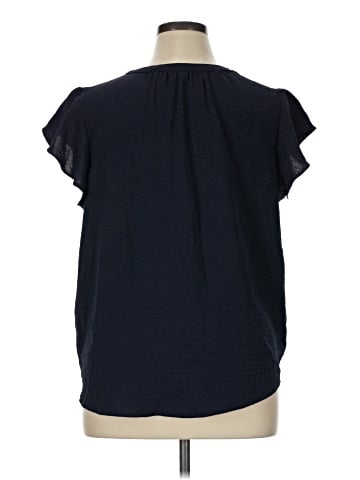 Adrianna Papell Short Sleeve Blouse (view 2)