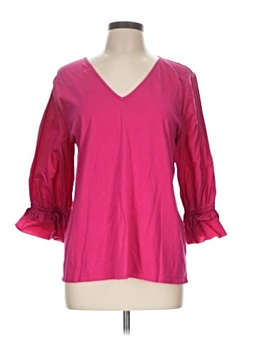 Ann Taylor 3/4 Sleeve T-Shirt (view 1)