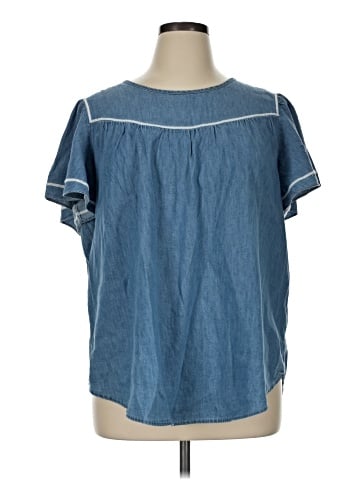 Lane Bryant Short Sleeve Blouse (view 1)