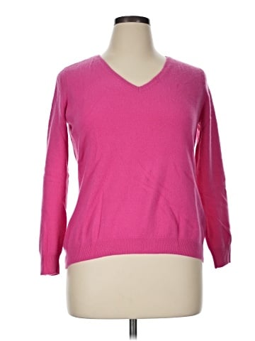 Lauren by Ralph Lauren Cashmere Pullover Sweater (view 1)