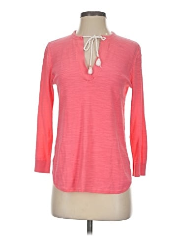Ann Taylor LOFT 3/4 Sleeve T-Shirt (view 1)