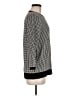 Anne Klein Houndstooth Black Pullover Sweater Size M - photo 4