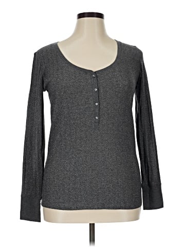 Victoria's Secret Long Sleeve Henley (view 1)