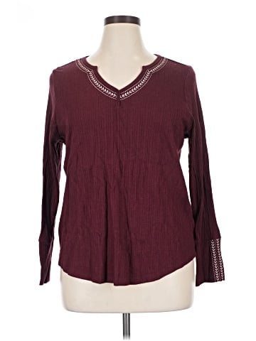 Maurices Long Sleeve Henley (view 1)