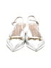 Sam Edelman Metallic Silver Heels Size 9 - photo 2