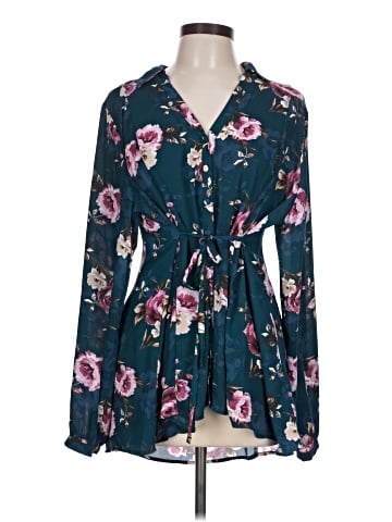Torrid Long Sleeve Blouse (view 1)
