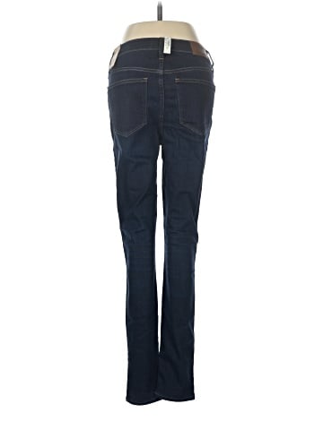 Madewell Tall 9" Mid-Rise Skinny Jeans in Larkspur Wash: TENCEL&trade; Denim Edition (view 2)