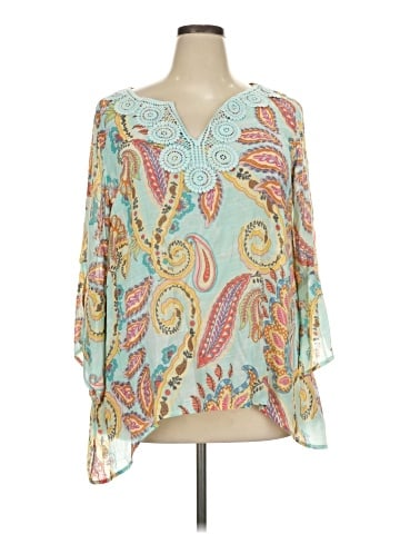 Zac & Rachel 3/4 Sleeve Blouse (view 1)