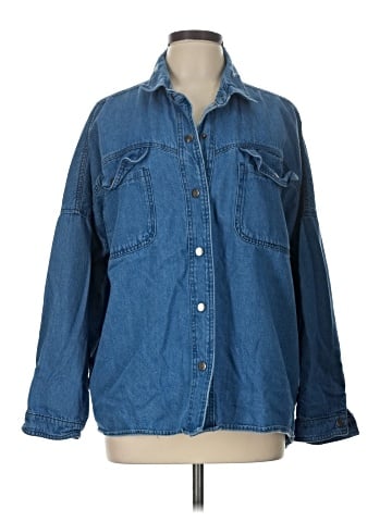 Elan Long Sleeve Button-Down Shirt (view 1)