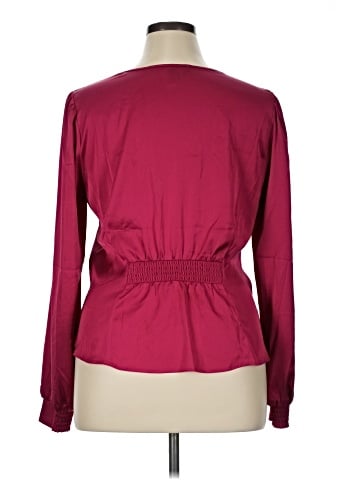 White House Black Market Long Sleeve Blouse (view 2)