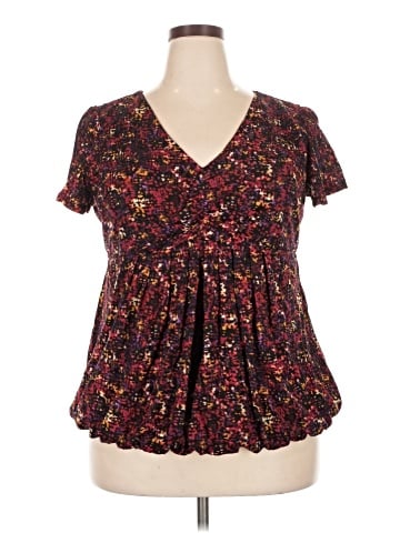 Worthington Short Sleeve Blouse (view 1)