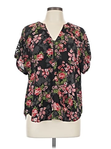 Maurices Short Sleeve Blouse (view 1)