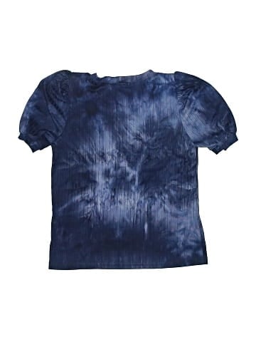 Aqua Short Sleeve Blouse (view 2)