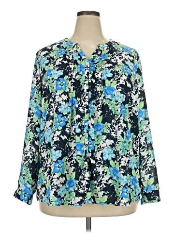 Laura Scott Long Sleeve Blouse (view 1)