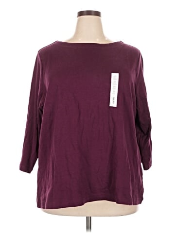 Croft & Barrow 3/4 Sleeve T-Shirt (view 1)